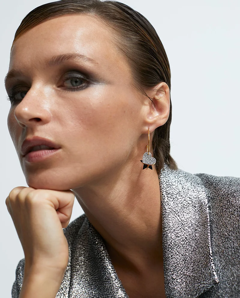 Lola Casademunt Hoop earrings with charms