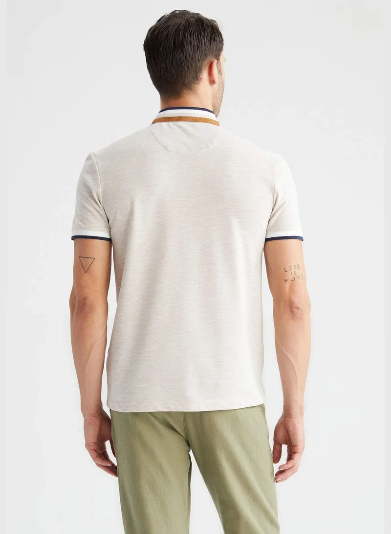 DeFacto Modern Fit Short Sleeve Judge Collar Polo Shirt