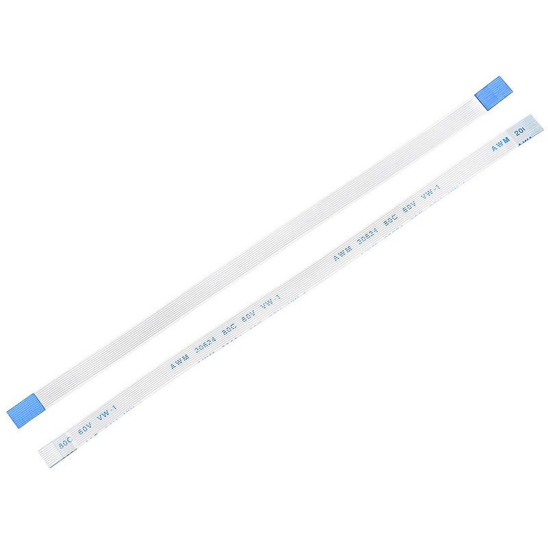 SLVC 10 Pin FFC Cable 0.5mm Pitch 100mm Length Flat Flexible FFC FPC Lvds Ribbon Cable Wire Flat Cable (Pack Of-1) (Type-A) - Image 1