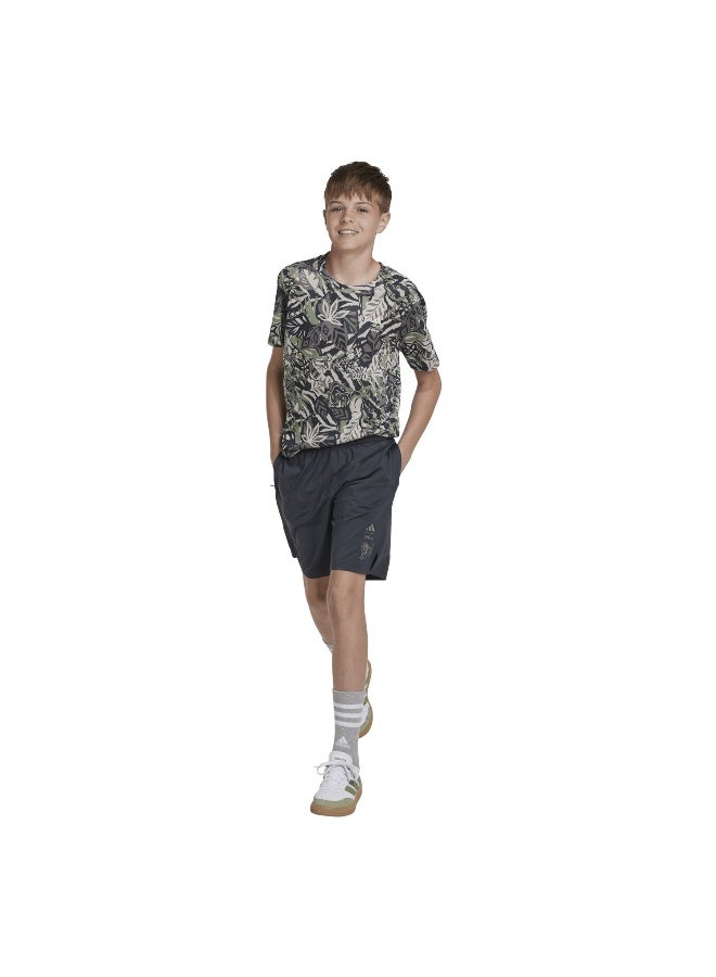 Adidas B Dy Lk Sho Grey Training Shorts 5-6Y  - Image 5