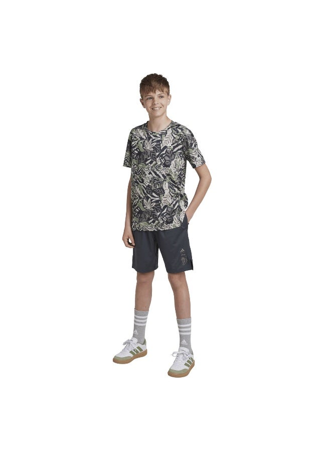 Adidas B Dy Lk Sho Grey Training Shorts 5-6Y  - Image 3