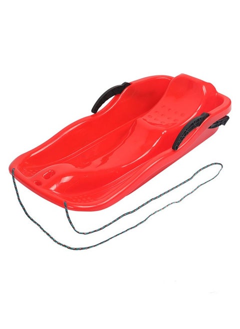 Portable Sled And Lawn Skiing, Drawstring For Children And Boat Sled Sprinters, Red
