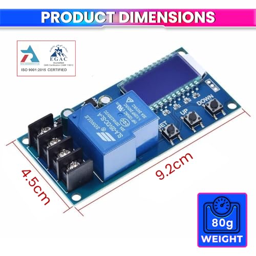 amiciSmart 30A Battery Charge Control Module, DC 6~60V Charge Controller with Overcharge Protection for All Battery Type - Image 5