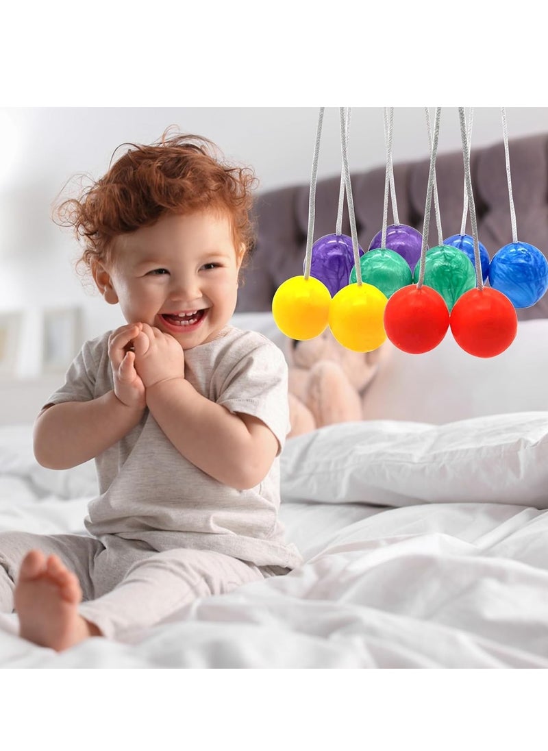 ARGT ARGT 24PCS Clacker Balls on a String | Classic Lato Lato Game | Fun Hand Coordination Toy for Kids & Adults | Bright Colors & Durable Design  - Image 5
