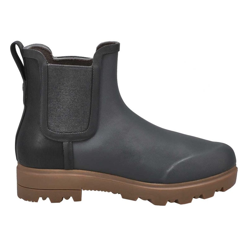 Bogs Women's Holly Chelsea Rain Boot, Dark Gray, 12 - Image 4