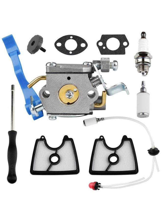 HUSWELL 125B Carburetor Air Filter kit for Husqvarna 590460102 125B 125BV 125BX 125BVX Leaf Blower ZAMA C1Q-W37 545081811 Engine - Image 1
