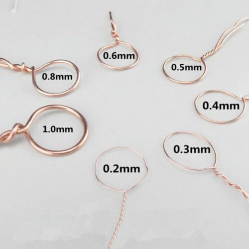 ART IFACT ART IFACT 60 Meters 20 Gauge 09mm Copper Silver and Brass Wire 20 Meters Each Imitation Jewellery part for Craft Jewellery Making Beading Wire Craft Work Flower Making  - Image 2