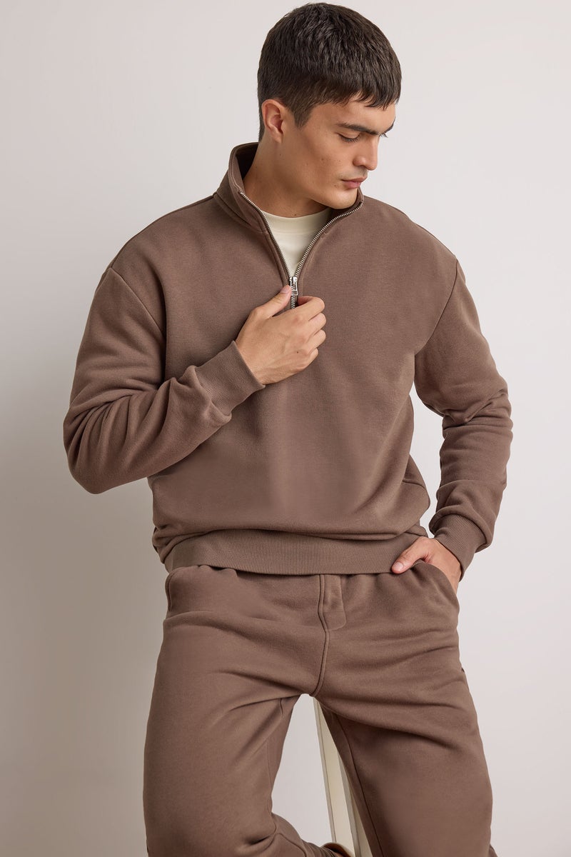 DeFacto Green Man Regular Fit Sweatshirt Casual - Image 1