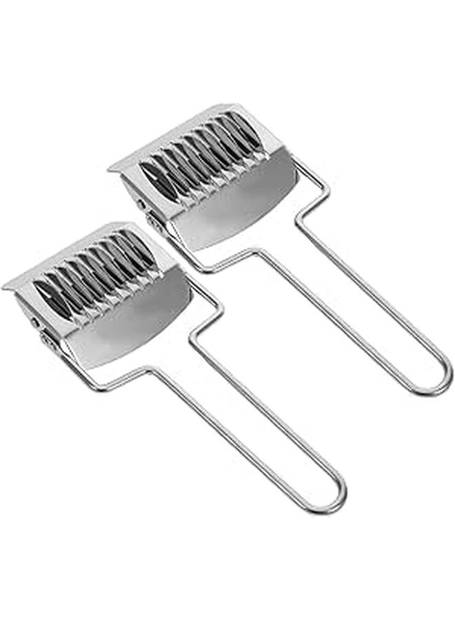 Stainless Steel Pasta Roller And Cutter Set For Homemade Spaghetti Kitchen Tool - Image 1