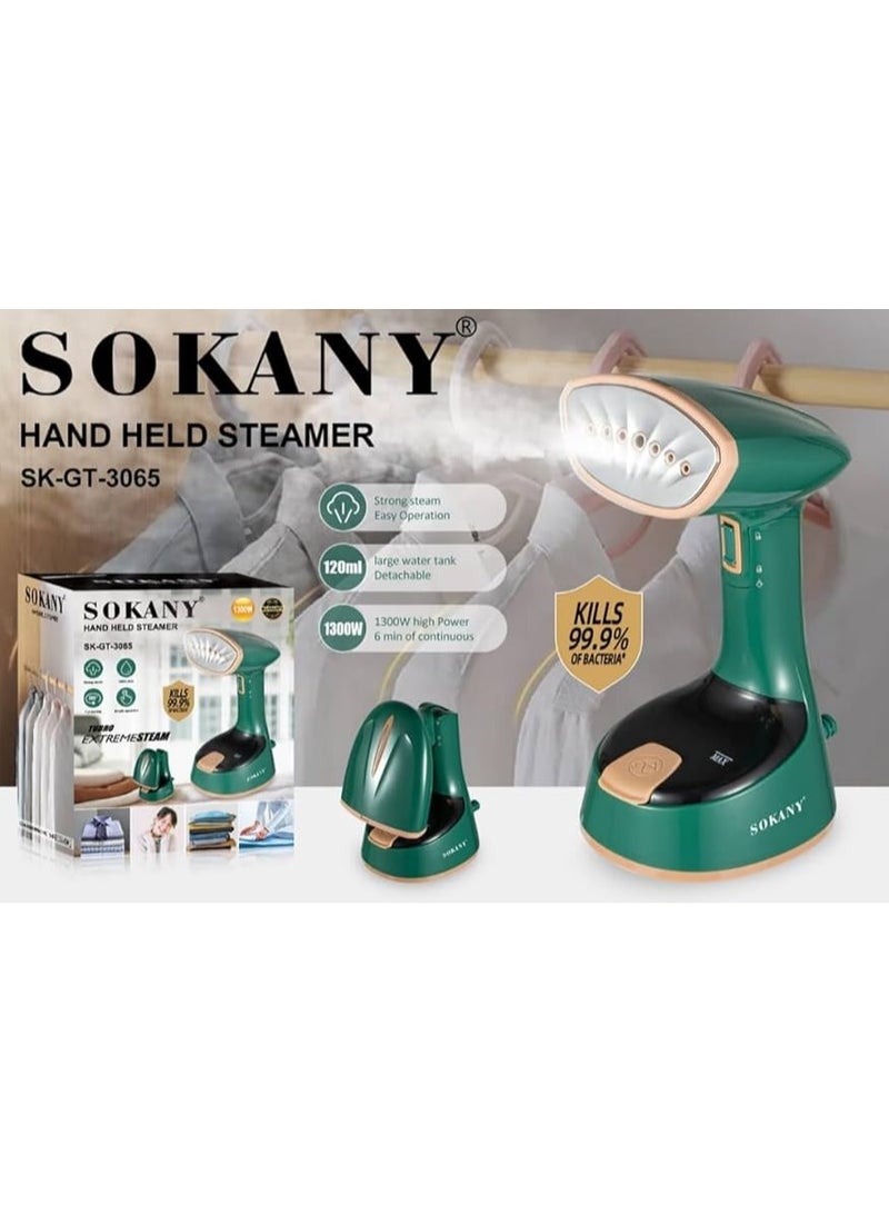 Sokany Sk-Gt-3065 Hand Held Extreme Steamer 120ML Water Tank Wrinkle Free Handheld Garment EXTREME Steamer 1470W High Power 2 Modes Multifunction Electric Steam  - Image 1