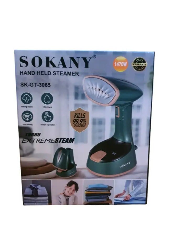 Sokany Sk-Gt-3065 Hand Held Extreme Steamer 120ML Water Tank Wrinkle Free Handheld Garment EXTREME Steamer 1470W High Power 2 Modes Multifunction Electric Steam  - Image 4