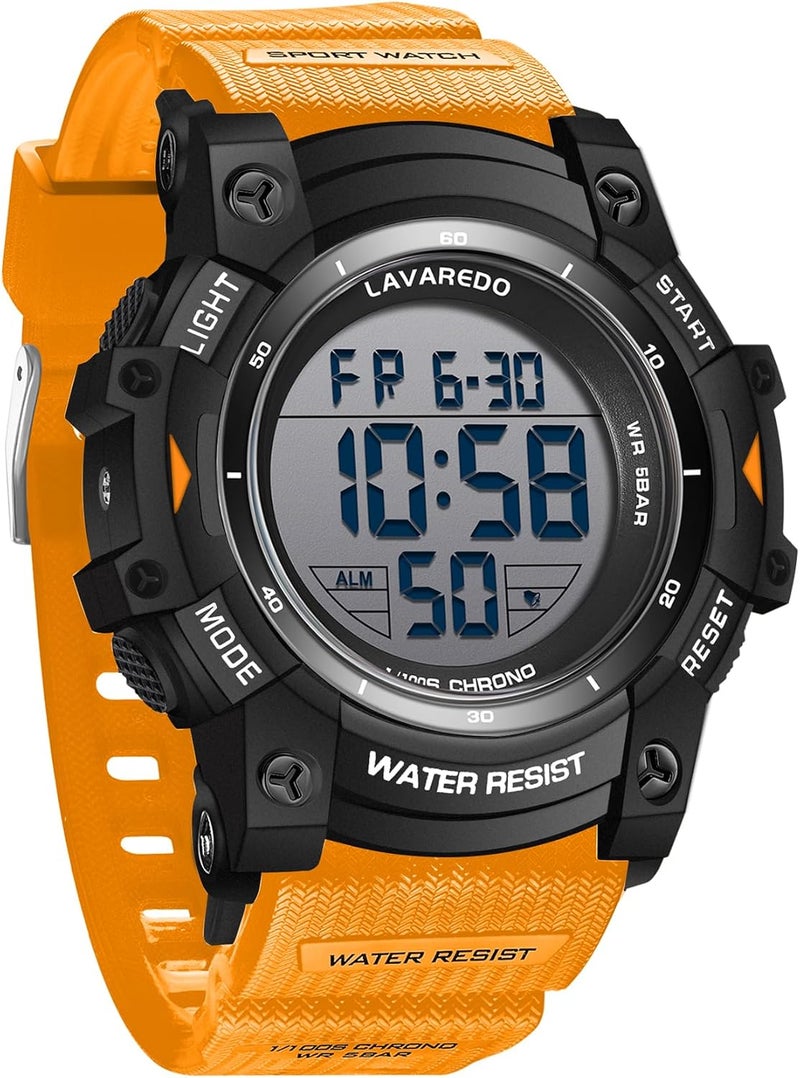 VTAIGE Men's Digital Watch Sports Outdoor Waterproof Watches for Men with LED Backlight Alarm Stopwatch Mens Watches Digital Chronograph Military Date - Image 1