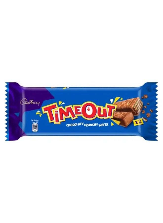 Cadbury Timeout Wafer Chocolate Bar 41.6g