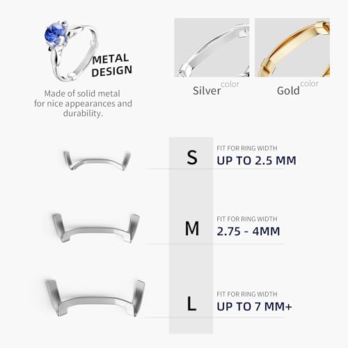 ELETIUO 127-Pack Ring Size Adjuster for Loose Rings – 31 Sizes & 3 Styles, Invisible Ring Reducer, Jewelry Guard, Ring Resizer, Universal Fit for Men & Women – Adjusts Almost Any Ring - Image 4