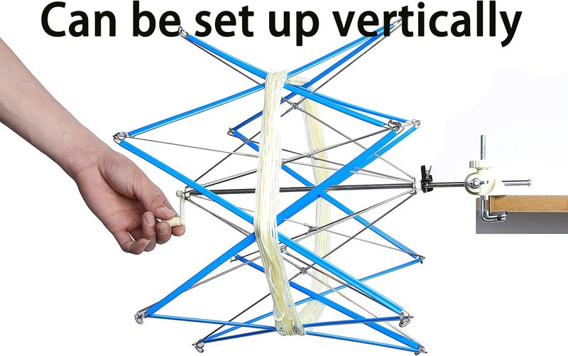 cuteDIY Yarn Swift Yarn Winder Yarn Ball Winder Knitting Yarn Holder - Image 3