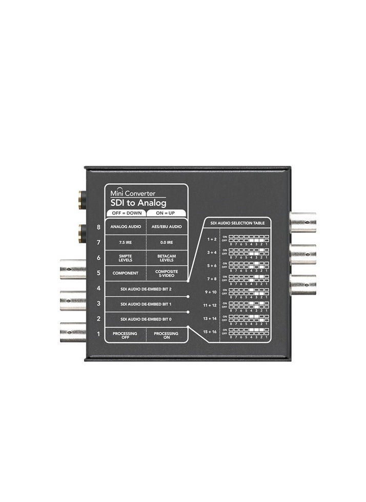 Blackmagic Design Blackmagic Design Mini Converter SDI to Analog – Professional SD/HD-SDI to Analog Video Converter  - Image 3