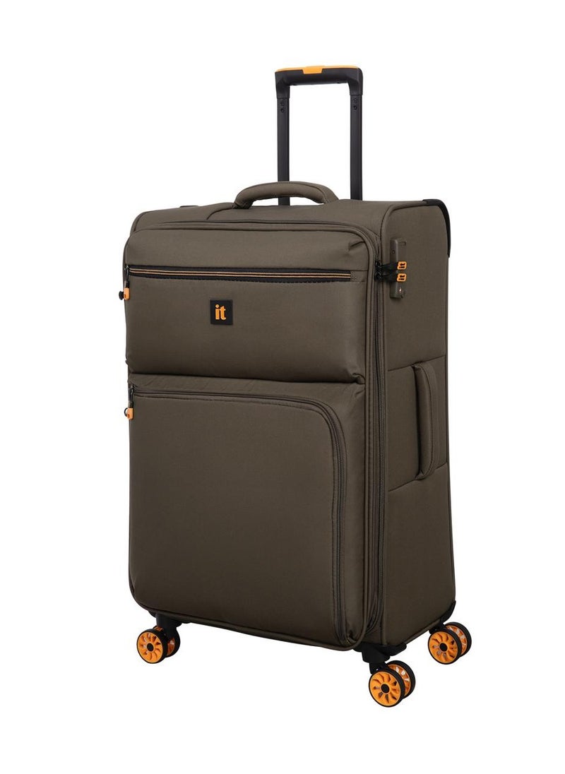 it Luggage it luggage Compartment, Unisex Polyester Material Soft Case, 8x360 Degree Spinner Wheels, Expandable Trolley Bag, Telescopic Handle, TSA Lock, 12-3149-08, Lightweight  - Image 1