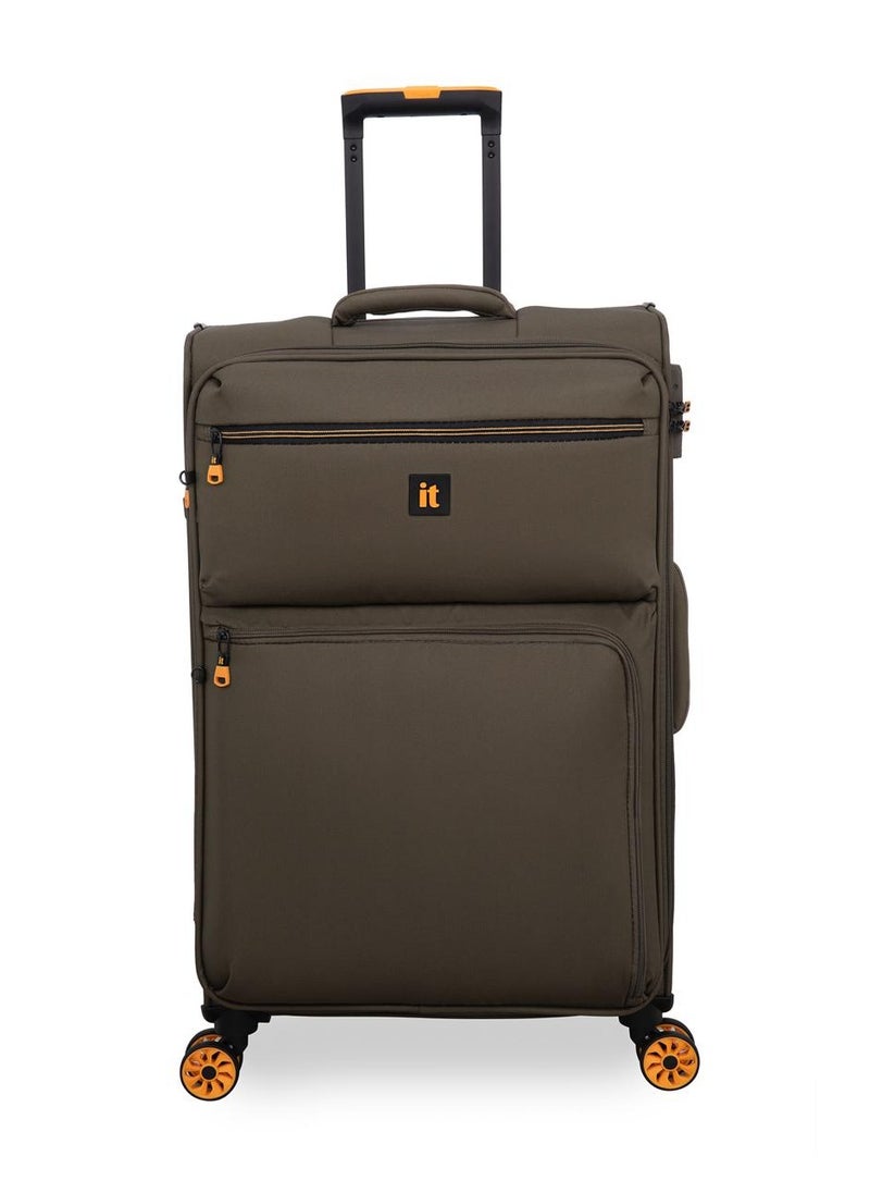 it Luggage it luggage Compartment, Unisex Polyester Material Soft Case, 8x360 Degree Spinner Wheels, Expandable Trolley Bag, Telescopic Handle, TSA Lock, 12-3149-08, Lightweight  - Image 2
