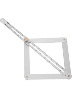 yongsheng Goniometer Ruler, Multifunctional Angle Protractor Diagonal Ceiling Profiler 4‑Fold Corner Angle Finder Protractor Diagonal  - Image 3