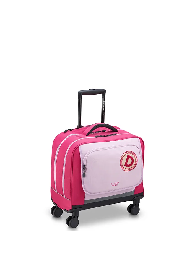 DELSEY Paris Back To School 2025 4-Wheel Hard Shell Shoulder Bag Trolley – Pink