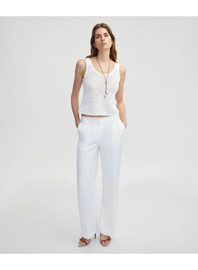 ابيكول بنطلون مستقيم الساق