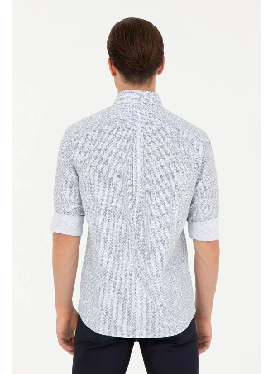 U.S. Polo Assn. BASE. Polo Assn. 1830967 Beran Us Polo Assn Men's Shirt Navy Blue
