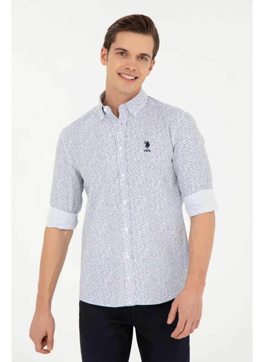 U.S. Polo Assn. BASE. Polo Assn. 1830967 Beran Us Polo Assn Men's Shirt Navy Blue
