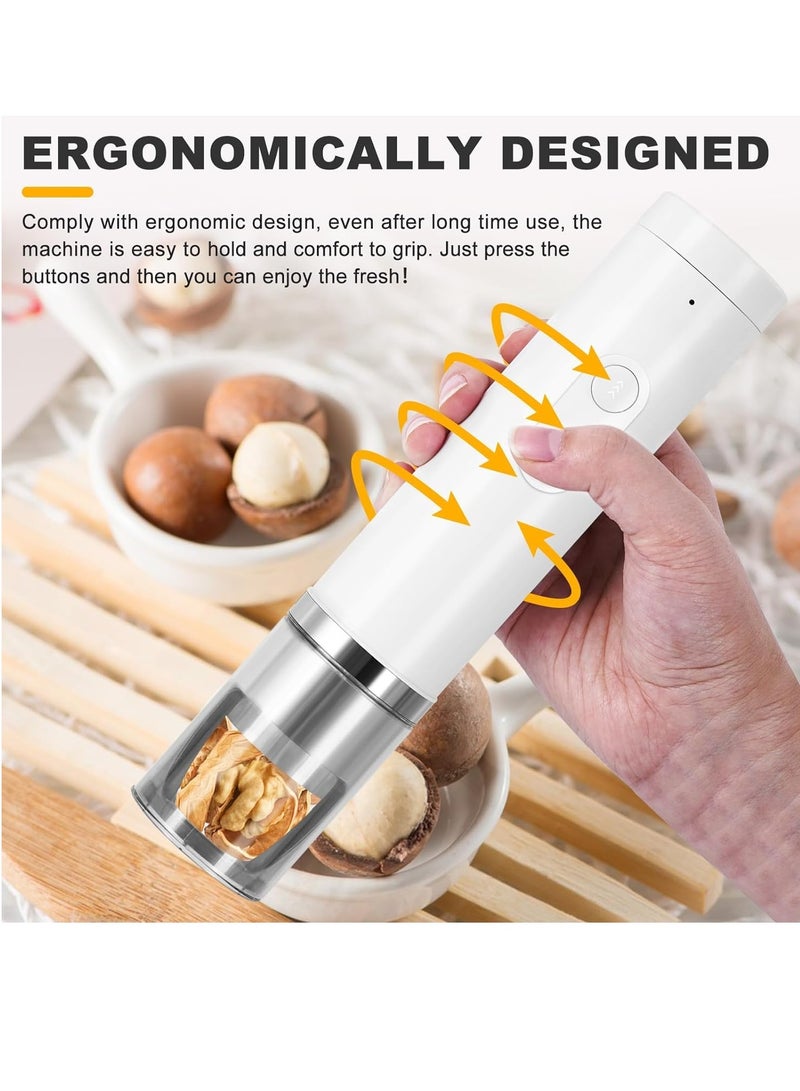 Excefore Electric Nut Cracker Machine Portable Pecan Walnut Cracker Sheller Nut Opener Tool for Walnuts Pecans Hazelnuts Almonds Brazil Nuts - Image 4