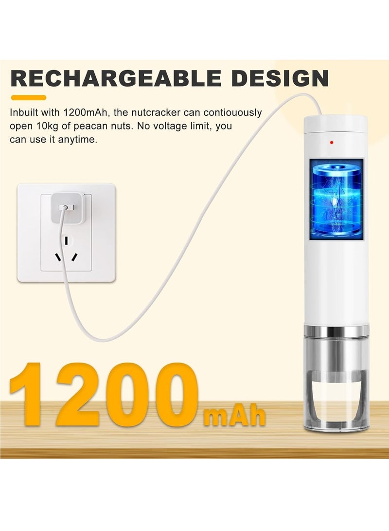 Excefore Electric Nut Cracker Machine Portable Pecan Walnut Cracker Sheller Nut Opener Tool for Walnuts Pecans Hazelnuts Almonds Brazil Nuts - Image 5