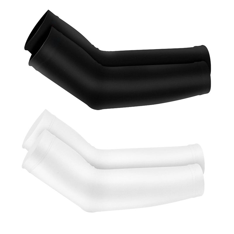 Luwint Kids Arm Sleeves 2 Pairs UPF 50 UV Cooling Sun Protection for Boys Girls 412 Years Sports Outdoor Football