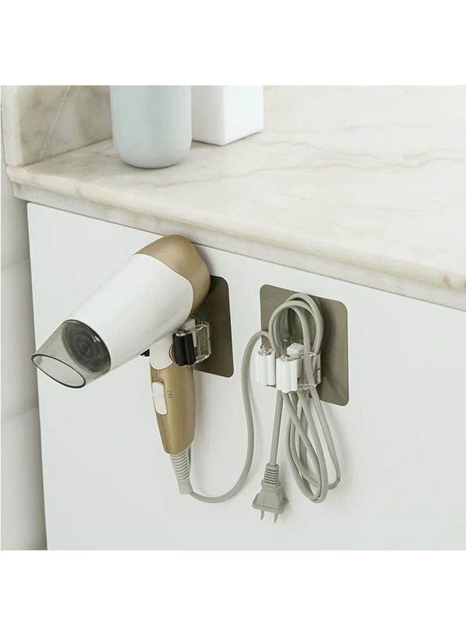 2pcs Strong Adhesive Mop Broom Holder Wall Mount Easy Install Bathroom Kitchen - Image 5