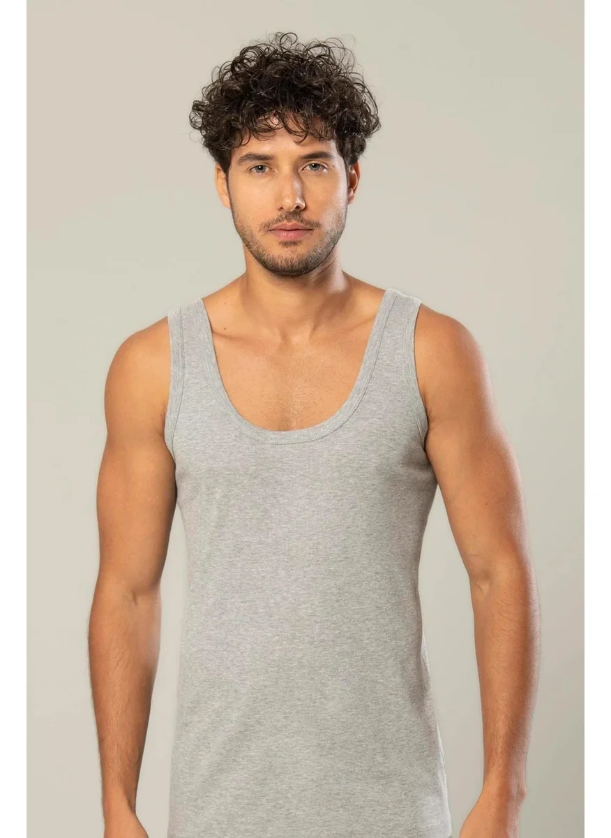 إيردم Men's Ribana Classic Suspender Undershirt 1110 - 3 Pieces
