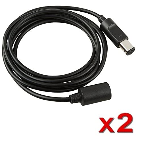 KMD 2x 6FT Controller Extension Cable For Wii GameCube GCN - Image 3