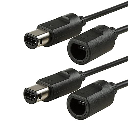 KMD 2x 6FT Controller Extension Cable For Wii GameCube GCN - Image 1