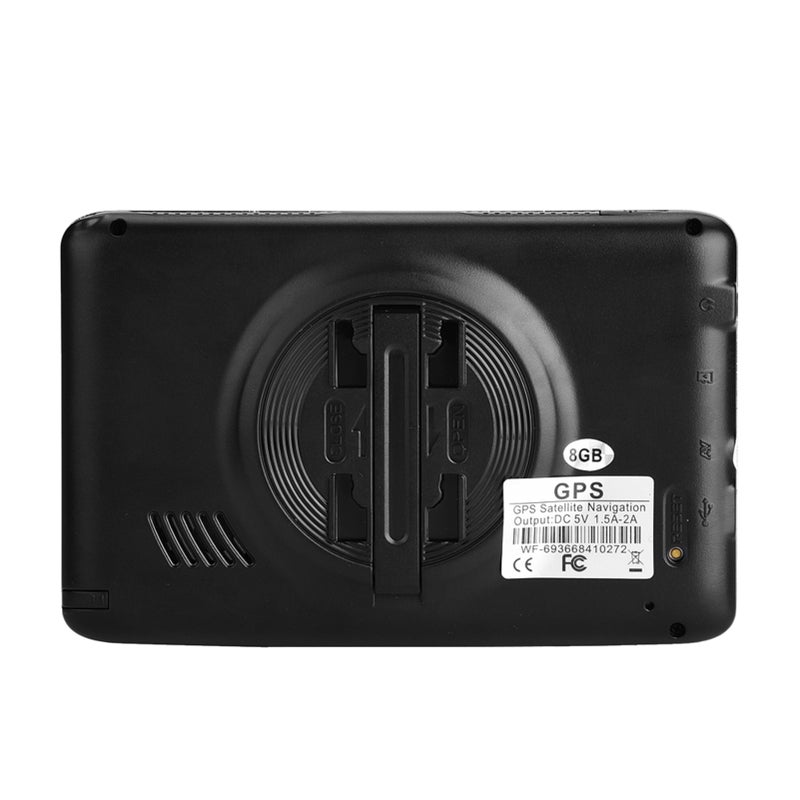 ملاحة سيارة شاشة لمس عالمية مقاس 5 بوصات GPS ذاكرة DDR256M سعة 8G يدعم MP3 و FM وخريطة أوروبا Q5 1 - Image 4