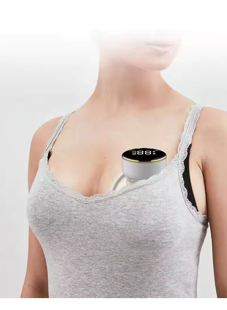 DubaiGallery مضخة ثدي كهربائية قابلة للارتداء بدون استخدام اليدين مضخة ثدي أوتوماتيكية مع 4 أوضاع و 12 مستوى مضخة رضاعة مقاومة للتسرب وذات ضوضاء منخفضة شاشة LED قابلة لإعادة الشحن عبر USB للأم - Image 4