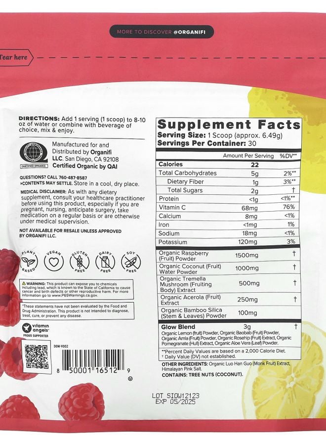 Organifi Glow Original 6.87 oz (194.7 g) - Image 2