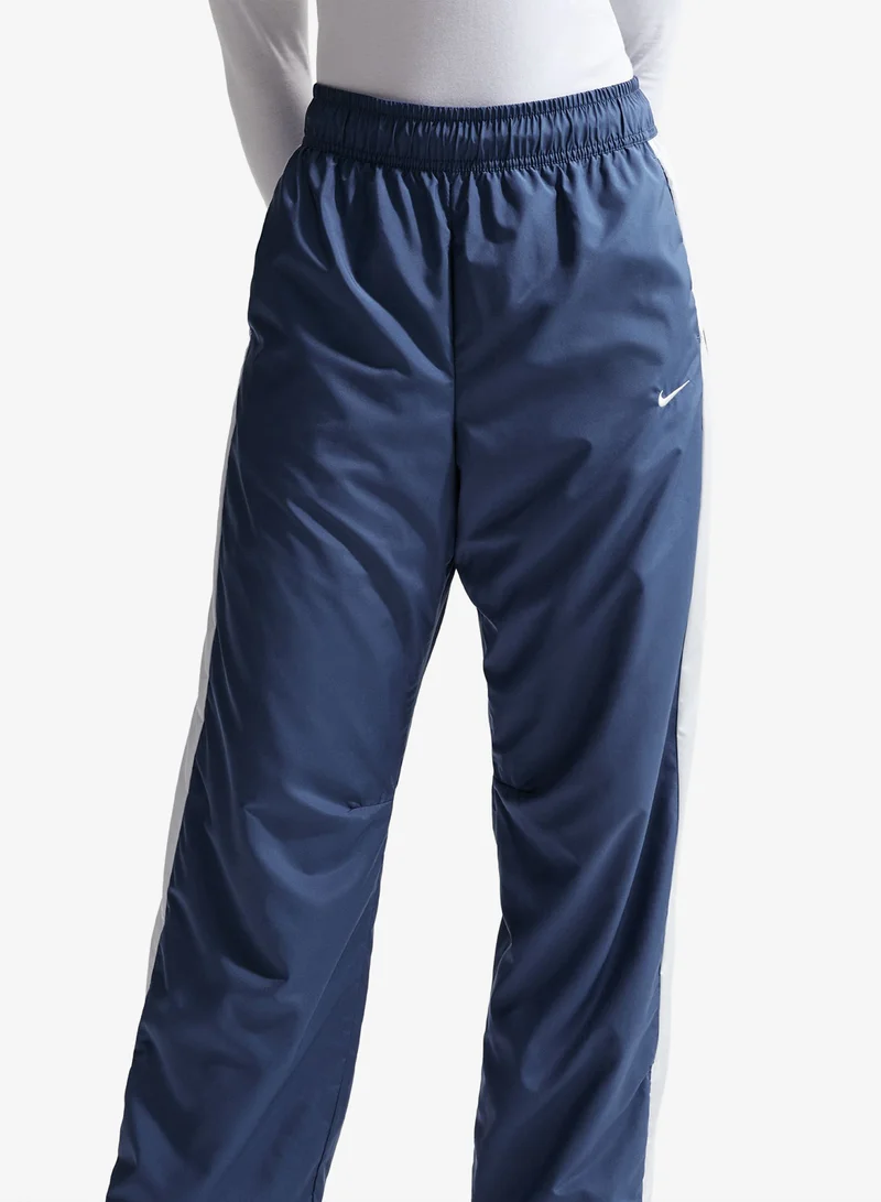 Nike MYSTIC NAVY/WHITE/(SAIL) Nsw Classic Open Hem Sweatpants for Women | Best Price UAE
