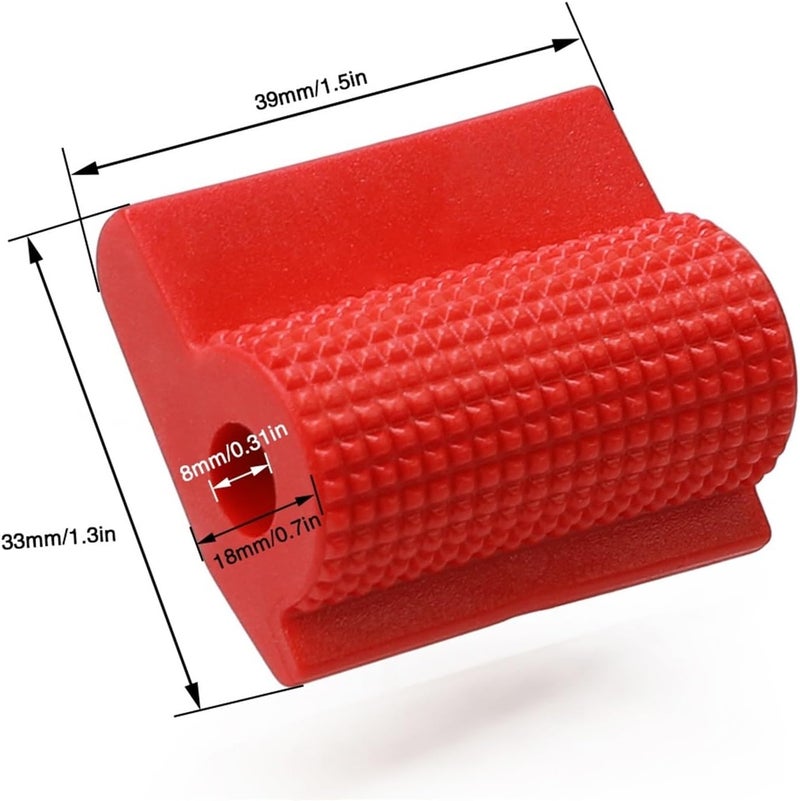 Motorcycle Gear Shift Pad Anti-Skid Case Protection Shifter Cover Compatible with BMW S1000R S 1000 RR XR R 850 900 R RT R1250GS HP F900XR(Red) - Image 4