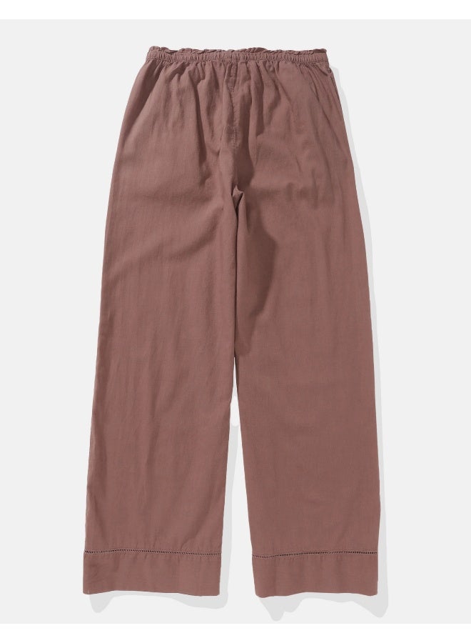 American Eagle AE High-Waisted Linen-Blend Pull-On Pant  - Image 3
