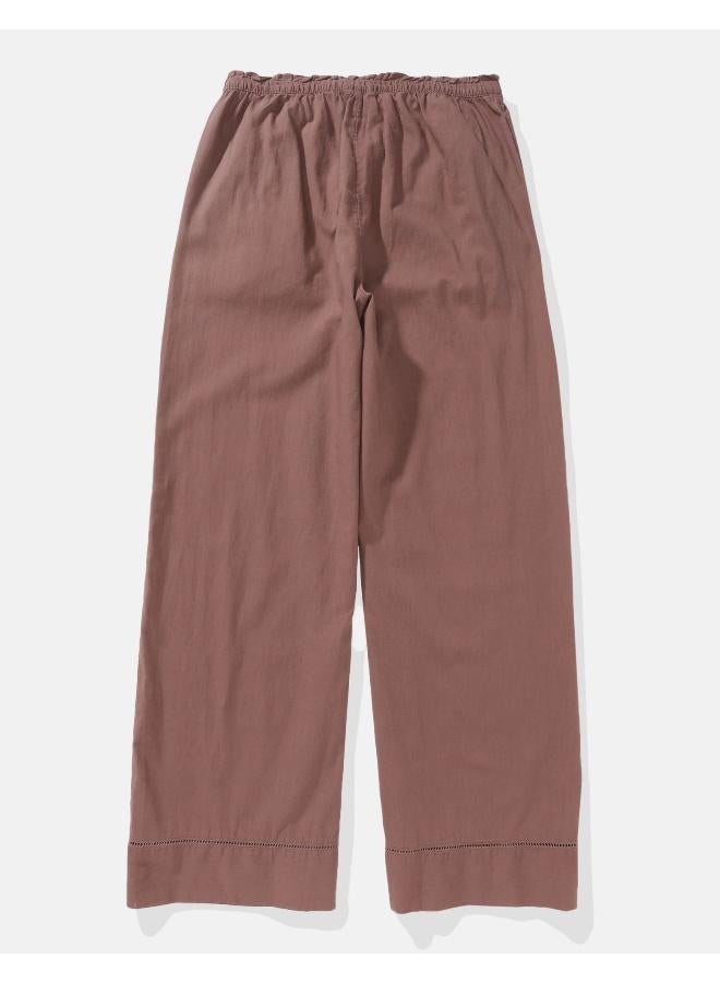 American Eagle AE High-Waisted Linen-Blend Pull-On Pant  - Image 2