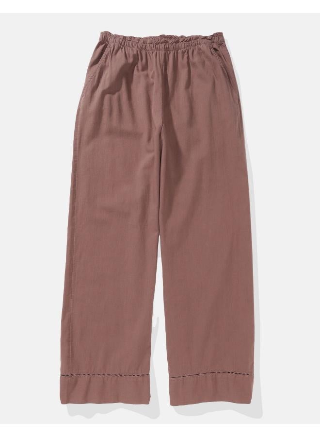 American Eagle AE High-Waisted Linen-Blend Pull-On Pant  - Image 3