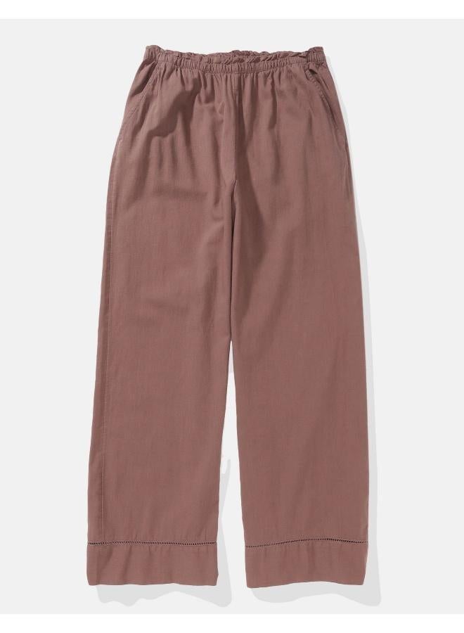 American Eagle AE High-Waisted Linen-Blend Pull-On Pant - Image 3