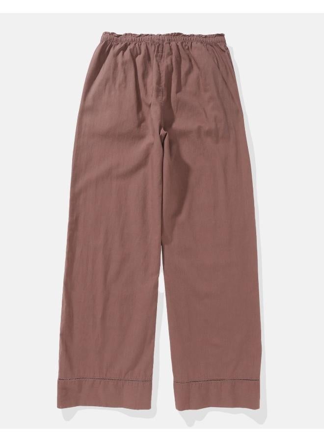 American Eagle AE High-Waisted Linen-Blend Pull-On Pant - Image 2