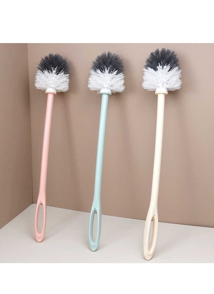 Home Care Plastic brush toilet cleaning in Indian market Brush toilet brush household cleaning tools Assorted Color  - Image 1