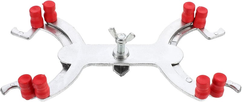 jojofuny Aluminum Burette Clamp Double Buret Holder Titration Clip Laboratory Test Tube Clamp for School Experiment Supplies - Image 1
