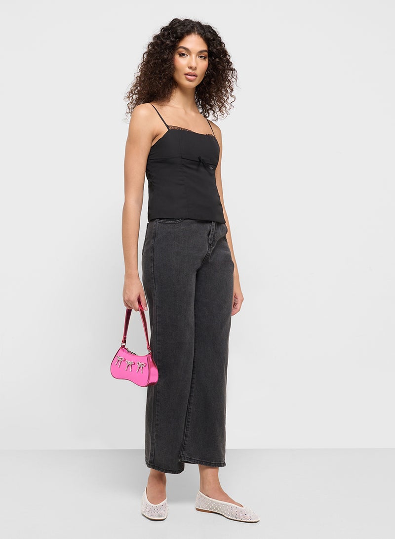 Ginger Lace Detail Cami Top - Image 4