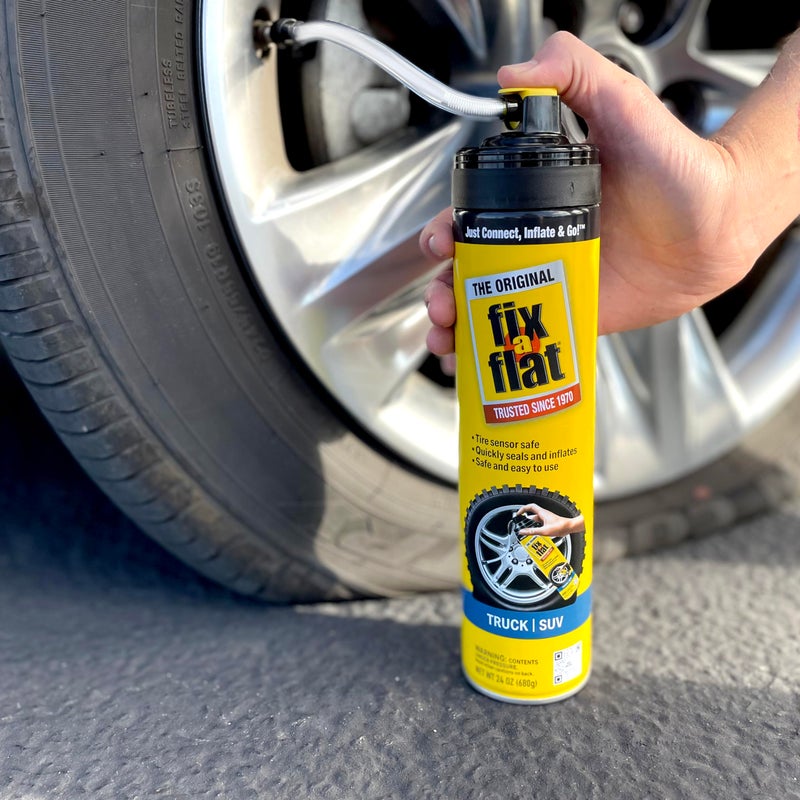Fix A Flat Fix-A-Flat S60369 Aerosol Emergency Flat Tire Repair and Inflator, for X-Large Tires, Eco-Friendly Formula, Universal Fit for all Cars, Trucks and SUVs, 24 oz. (Pack of 1) - Image 4