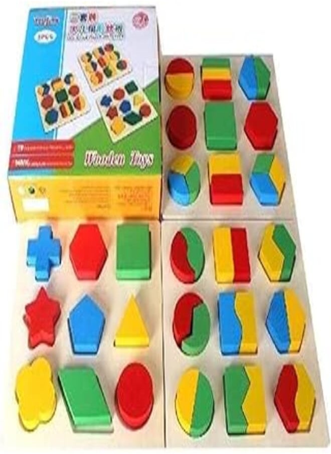 OR Educational Toy shapes for children Multiple pieces , Multi Color 