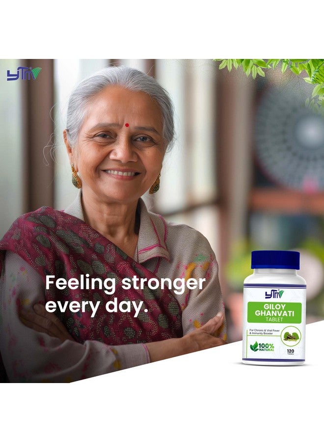 YTM Giloy Ghanvati | Immunity Booster & Fever Relief Tablets - Image 4